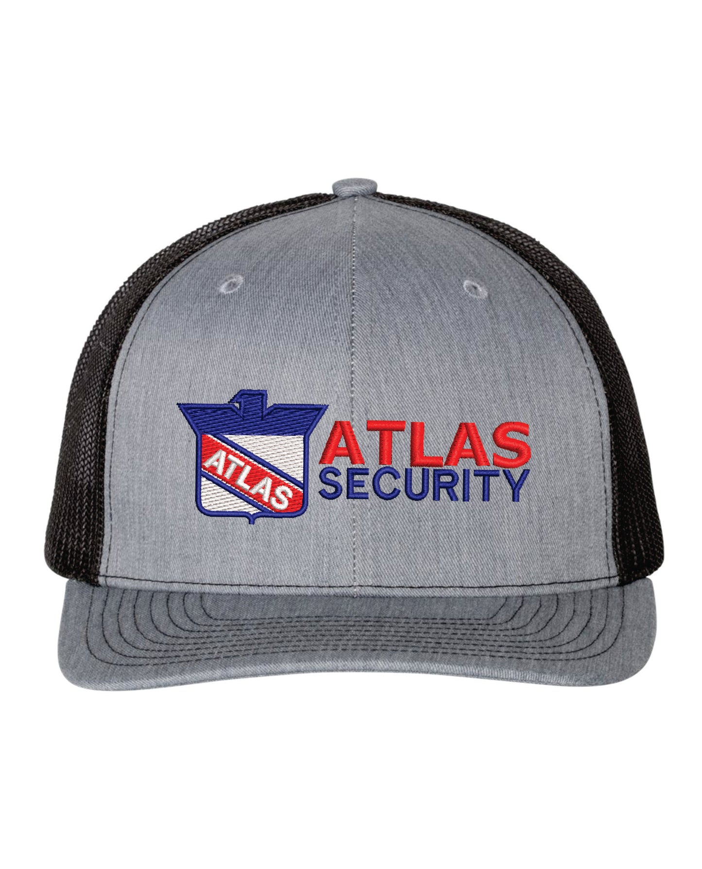 Pacific 104S Grey/Black Embroidered Atlas Hat