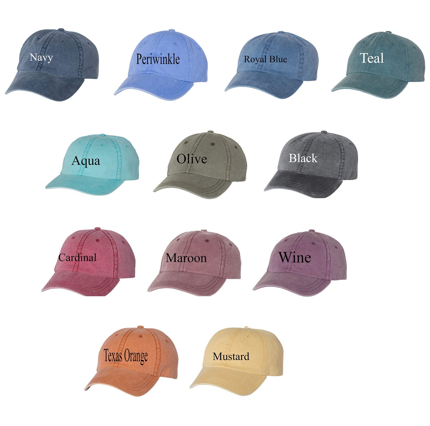 Mountains Embroidered Vacation Hat