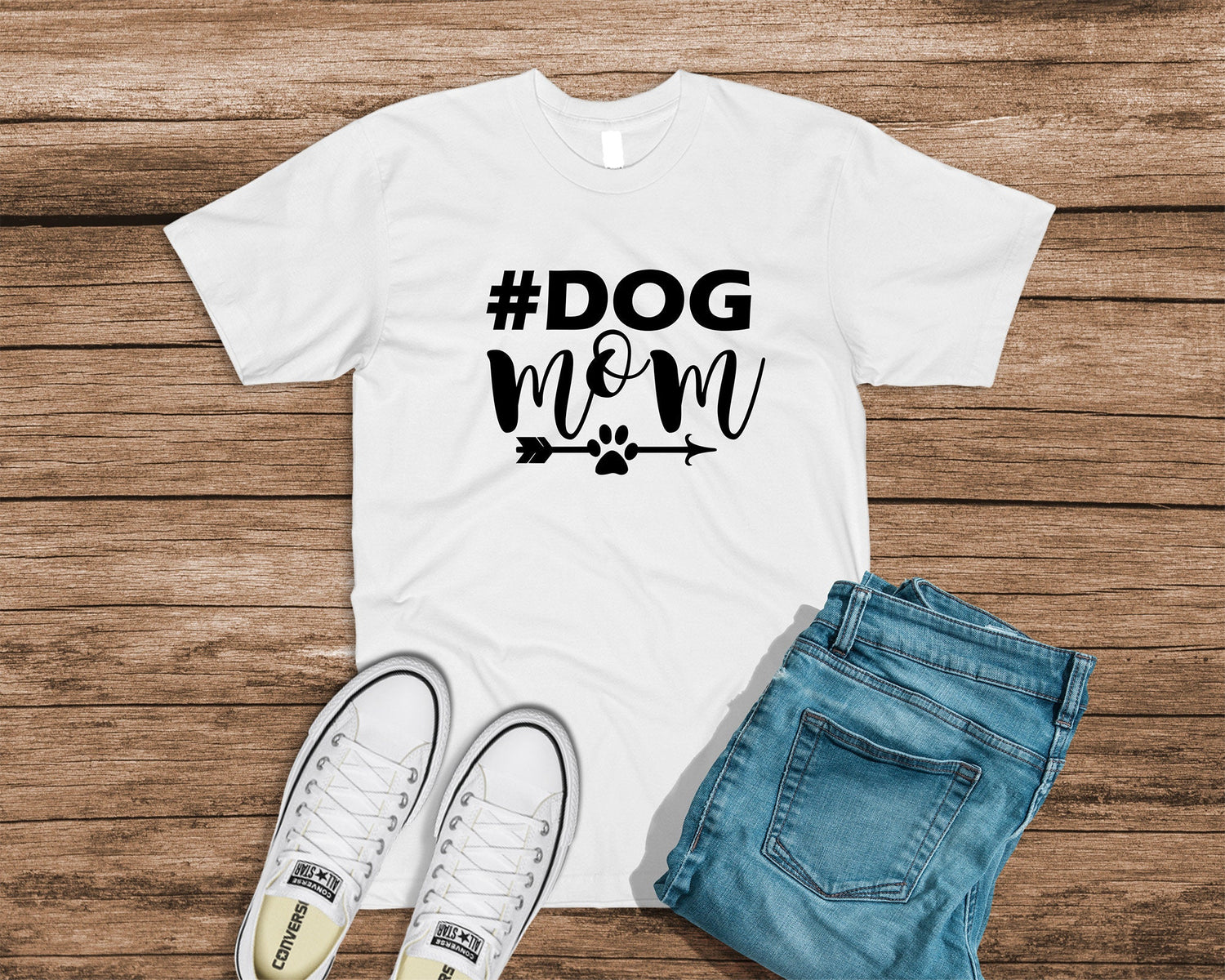 Dog mom | #DOGMOM - Bella+Canvas T-shirt