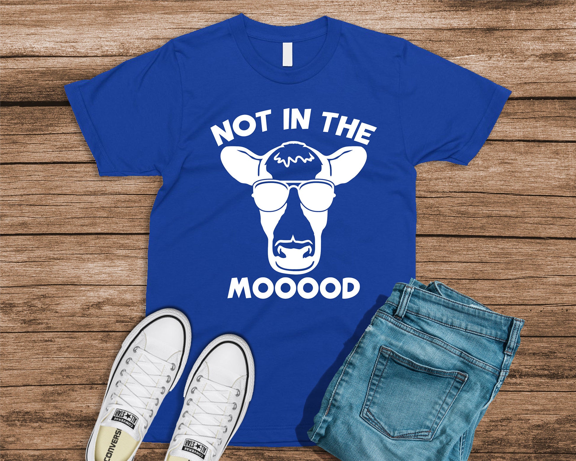 Not in the MOOOOD - Bella+Canvas T-shirt