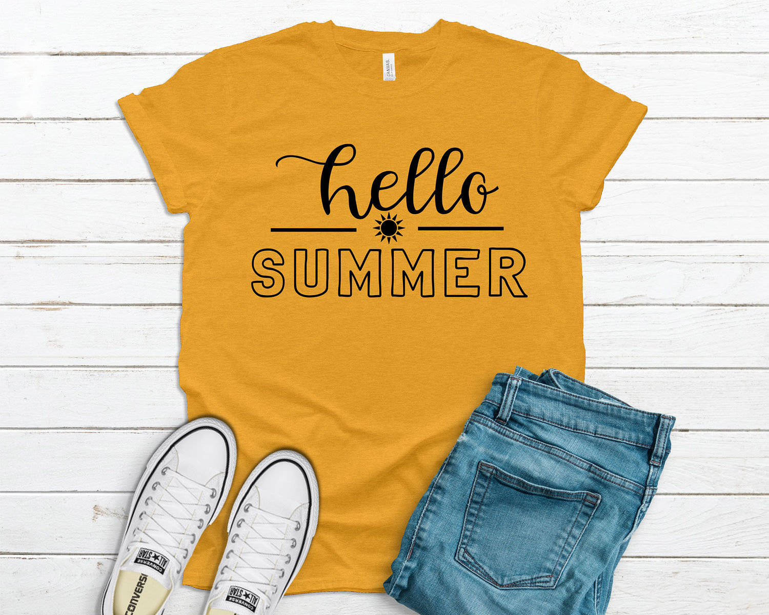 Hello Summer - Bella+Canvas T-shirt